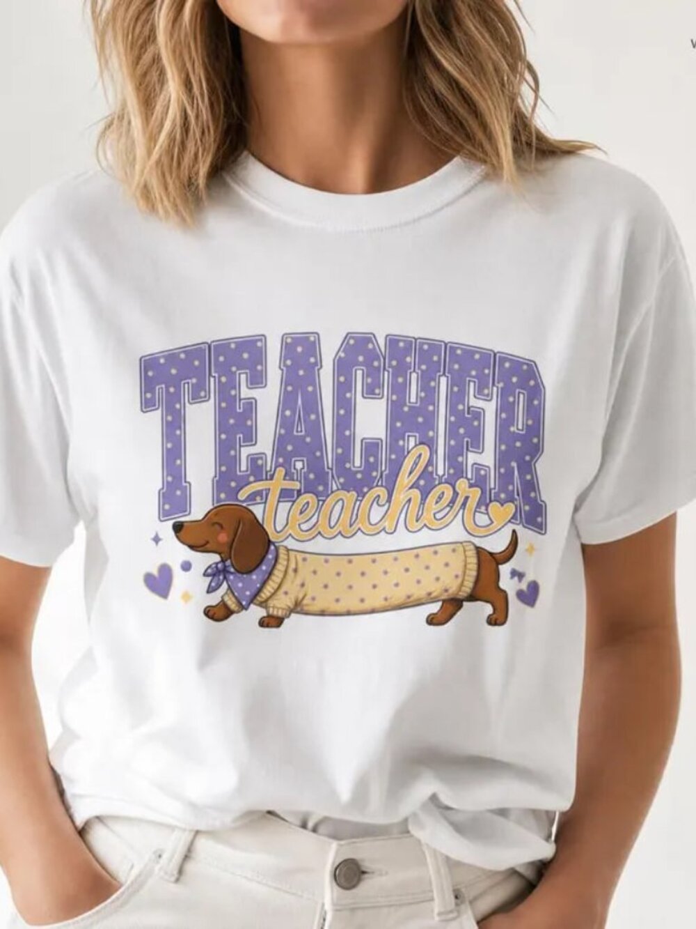 Teacher Tee, Cute Dog Shirt, Gift for Dog Lover, Back To School Tee